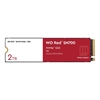Western Digital 2TB WD Red SN700 NVMe SSD -levy, M.2 2280, PCIe 3.0 x4, 3400/2900 MB/s