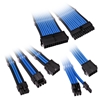 Kolink Core Adept Braided Cable Extension Kit - Blue, jatkokaapelisarja