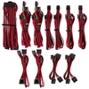 Corsair Premium Individually Sleeved PSU Cables Pro Kit -kaapelisarja, punainen/musta