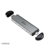 Akasa M.2 SATA / NVMe SSD -> USB 3.1 Gen2 -kotelo, alumiinia, harmaa/musta