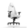 noblechairs LEGEND Gaming Chair - White Edition, keinonahkaverhoiltu pelituoli, valkoinen/musta - kuva 11