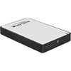DeLock Ulkoinen kotelo 1x1,8" micro SATA HDD, USB 3.0,harmaa/must