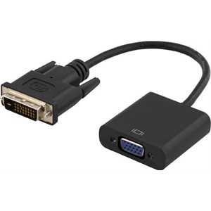 Deltaco DVI-adapteri, Dual Link, DVI-I u > VGA n