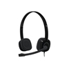 Logitech Stereo Headset H151, kuulokkeet mikrofonilla, musta