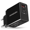AXAGON ACU-PQ22 -seinälaturi, USB-C + USB-A, 22W, musta