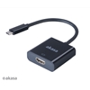 Akasa USB-C -> HDMI -adapteri, 15cm, musta