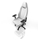noblechairs LEGEND Gaming Chair - White Edition, keinonahkaverhoiltu pelituoli, valkoinen/musta - kuva 8