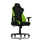 Nitro Concepts S300 Gaming Chair - Atomic Green, kangasverhoiltu pelituoli, musta/vihreä - kuva 3