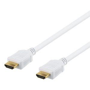 Deltaco HDMI-kaapeli, High-Speed Premium, 1,5m, 4K UHD, valkoinen