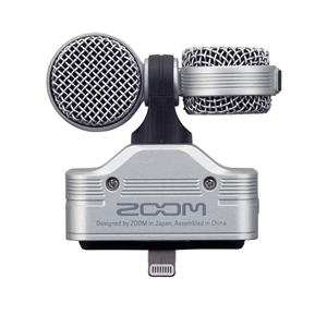 Zoom iQ7 mikrofoni iPhone-, iPad- ja iPod -laitteisiin, harmaa/musta