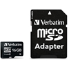 Verbatim MicroSDHC, 16GB,  Class 10, mukana sovitin