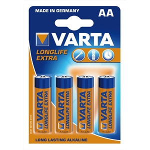 Varta Longlife Extra AA/LR06 B4