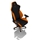 Nitro Concepts S300 Gaming Chair - Horizon Orange, kangasverhoiltu pelituoli, musta/oranssi - kuva 5