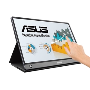 Asus 15,6" ZenScreen Touch MB16AMT, Full HD USB-monitori, tummanharmaa