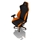 Nitro Concepts S300 Gaming Chair - Horizon Orange, kangasverhoiltu pelituoli, musta/oranssi - kuva 4