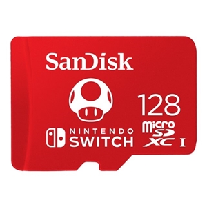 Sandisk 128GB microSDXC-kortti, UHS-I, Class 10, Nintendo Switch, 100/90 MB/s