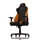 Nitro Concepts S300 Gaming Chair - Horizon Orange, kangasverhoiltu pelituoli, musta/oranssi - kuva 2