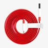 OnePlus Warp Charge USB Type-C -latauskaapeli, 100cm, Punainen/valkoinen