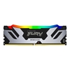 Kingston 16GB (1 x 16GB) FURY Renegade RGB, DDR5 6400MHz, CL32, 1.40V, musta/hopea