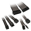 Kolink Core Adept Braided Cable Extension Kit - Gunmetal, jatkokaapelisarja