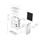 Fractal Design Define 7 Compact - White TG Light, ikkunallinen miditornikotelo, valkoinen - kuva 3