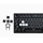 Corsair PBT DOUBLE-SHOT PRO Keycap Mod Kit -näppäinhattusarja, Nordic, Onyx Black - kuva 7