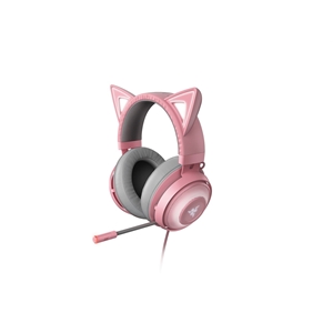 Razer Kraken - Kitty Edition -pelikuulokkeet mikrofonilla, USB, pinkki
