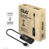 Club 3D HDMI 2.1 + Micro USB -> DisplayPort aktiivinen adapteri, musta