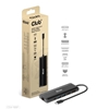 Club 3D USB Gen 1 Type-C 8-in1 MST Dual 4K60Hz Display Travel Dock -telakointiasema, musta