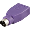 Deltaco USB A-PS/2 u adapteri, sopii hiirelle ja näppäimistölle
