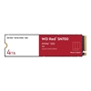 Western Digital 4TB WD Red SN700 NVMe SSD -levy, M.2 2280, PCIe 3.0 x4, 3400/3100 MB/s